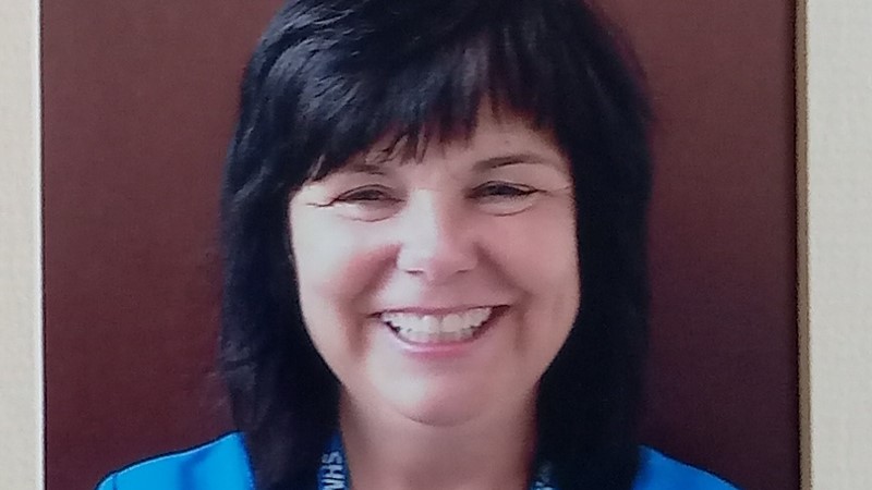 Mrs Sandra Condie, a member of staff at Kelty Medical Practice.