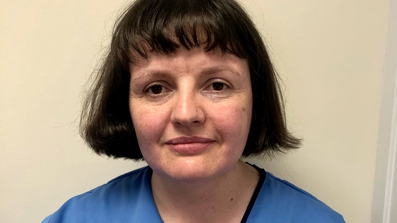 Ms Linzi Little, a member of staff at Kelty Medical Practice.